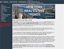 Tablet Screenshot of nyrealestatetrends.com